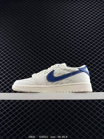 Jordan Air Jordan 1 Low OG SP Off White Black Red Sail EU 36-45 Sneaker - Unisex (BS-80967)