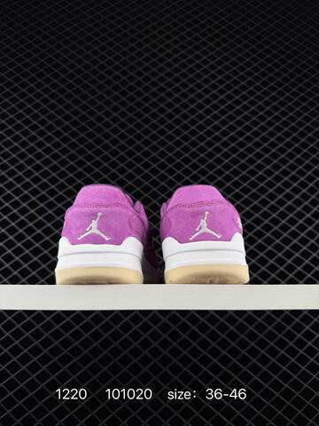 Jordan Air Jordan 4 Retro Purple White Beige EU 36-46 Basketball Shoe - Unisex (BS-80021)