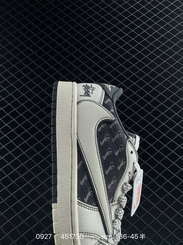 Jordan Air Jordan 1 Low SJ2068-141 Light Grey Off White Dark Grey EU 36-45 Sneaker - Unisex (BS-80619)