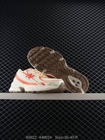 New Balance 740 Off White Orange Brown EU 36-45 Running Shoe - Unisex (BS-83426)
