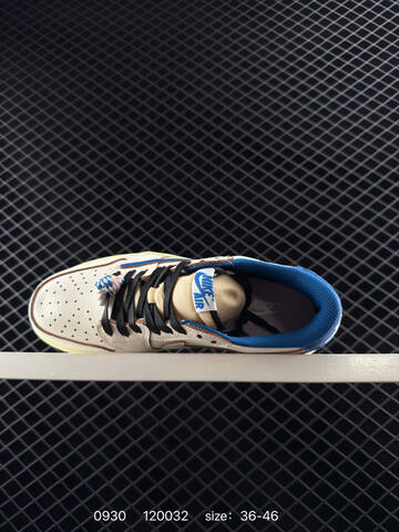 Jordan Air Jordan 1 Low OG SP Military Blue White Blue Cream Black Brown EU 36-46 Sneaker - Unisex (BS-80600)