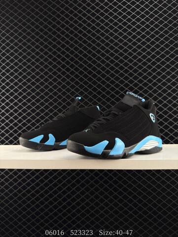 Jordan Air Jordan 14 Retro Black University Blue EU 40-47 Basketball Shoe - Men's (BS-81194)