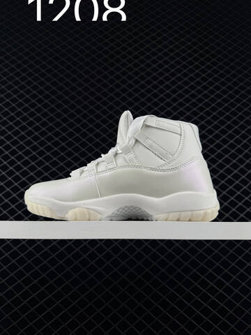 Jordan Air Jordan 11 Retro All White Basketball Shoe (BS-80089)