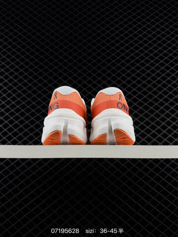 On Cloudmonster 2 Orange White Black EU 36-45 Running Shoe Running Sneakers - Unisex (BS-85018)