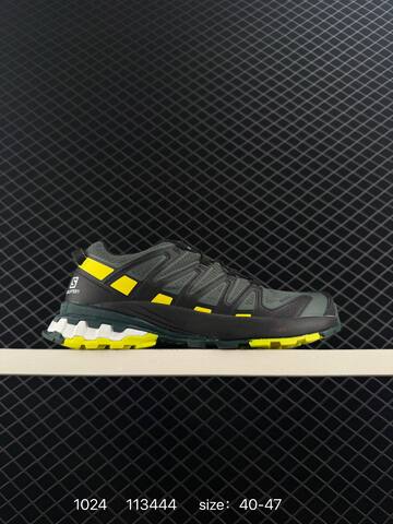 Salomon XT WHISPER VOID SENSIFIT 3 Navy Grey Yellow Black Orange EU 40-47 Trail Shoe Trail Running Sneakers - Men's (BS-85948)