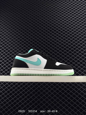Jordan Air Jordan 1 Low DC0774 105 White Light Blue Black Orange EU 36-45 Skate Shoe - Unisex (BS-80632)