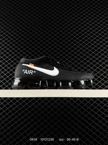 Nike Off-White x Air Vapormax Flyknit white black clear orange EU 36-45 running shoe