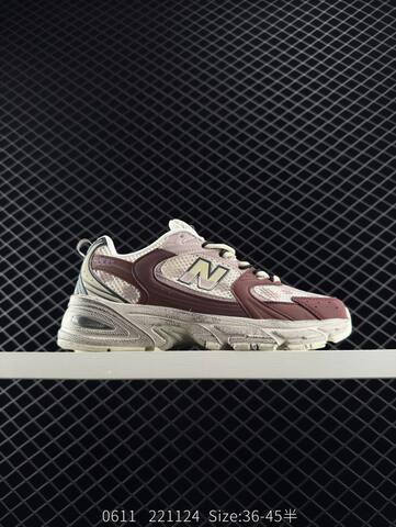 New Balance 530 Burgundy Beige Pink Off White EU 36-45 Sneaker - Unisex (BS-83314)