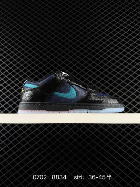 Nike SB Dunk Low IQ1323 black navy teal light blue orange EU 36-45 skate shoe