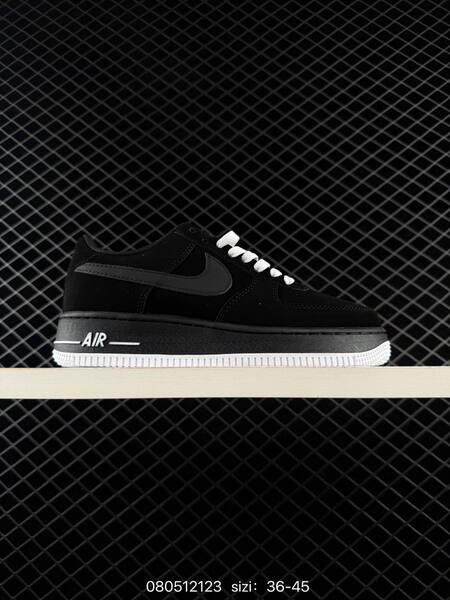 Nike Air Force 1 07 Low black white navy gum EU 36-45 skate