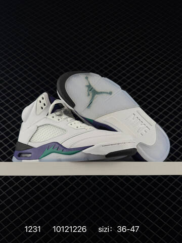Jordan Air Jordan 5 Retro SP Dawn Off White Black Pink Ice Blue EU 36-47 Basketball Shoe - Unisex (BS-79924)