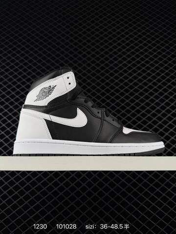 Jordan Air Jordan 1 High OG Black White EU 36-48 5 Basketball Shoe - Unisex (BS-79939)
