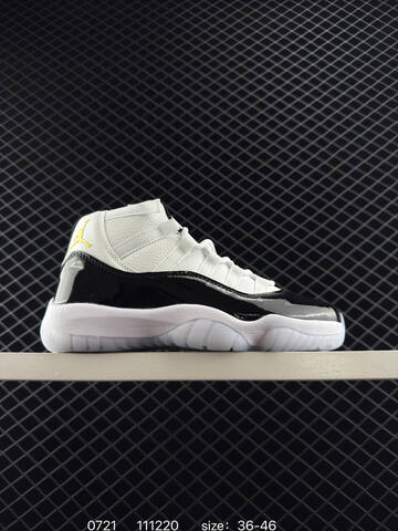 Jordan Air Jordan 11 Low 72-10 Black White EU 36-46 Basketball Shoe - Unisex (BS-81033)
