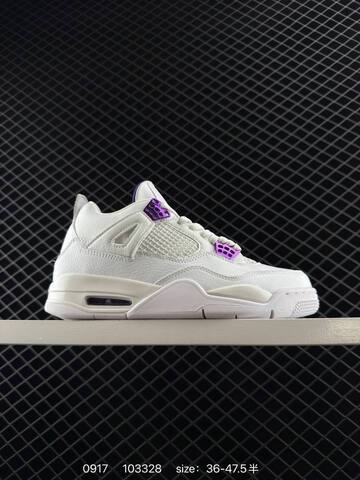 Jordan Air Jordan 4 Retro Black Yellow Olive Green White EU 36-47 5 Basketball Shoe - Unisex (BS-80690)