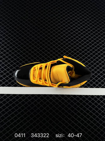 Jordan Air Jordan 11 Retro High Black Yellow EU 40-47 Basketball Shoe - Men's (BS-79509)