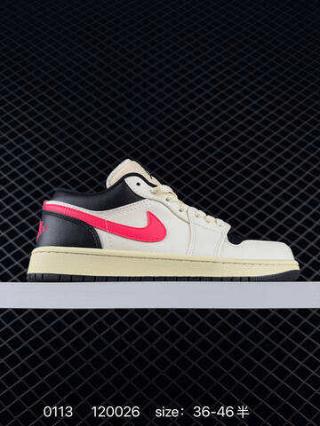Jordan Air Jordan 1 Low Watermelon Black Cream Red White EU 36-46 Sneaker - Unisex (BS-79842)