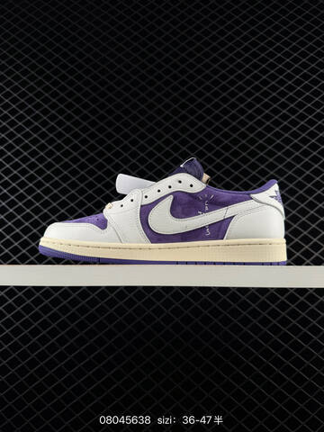 Fragment Design Travis Scott x Air Jordan 1 AIR JORDAN 1 TS DM7866-104 Lifestyle (BS-78875)