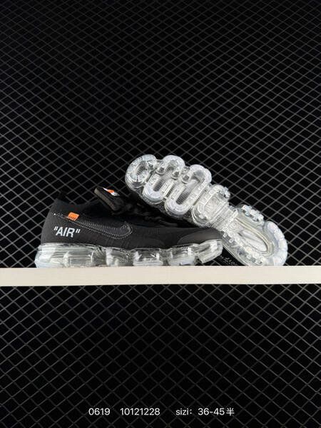 Nike Off-White x Air Vapormax Flyknit white black clear orange EU 36-45 running shoe