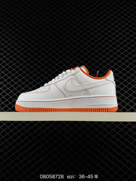 Nike Air Force 1 Low 07 white orange EU 36-45 lifestyle