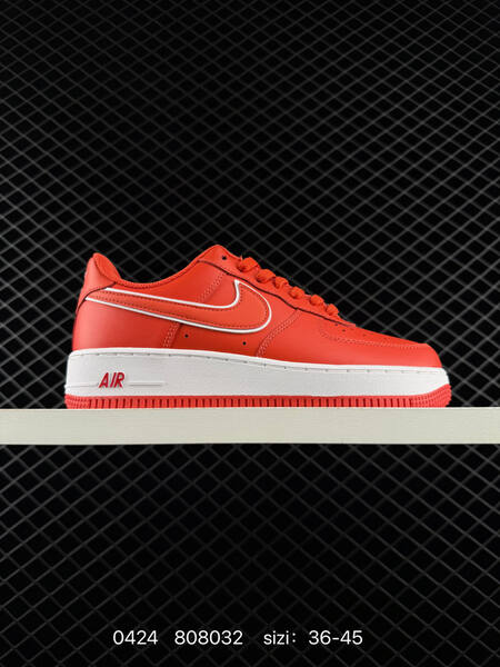 Nike Air Force 1 Low Picante Red with white accents white midsole red outsole EU 36-45 lifestyle