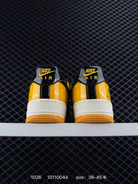 Nike Air Force 1 07 LV8 black yellow EU 36-45 lifestyle