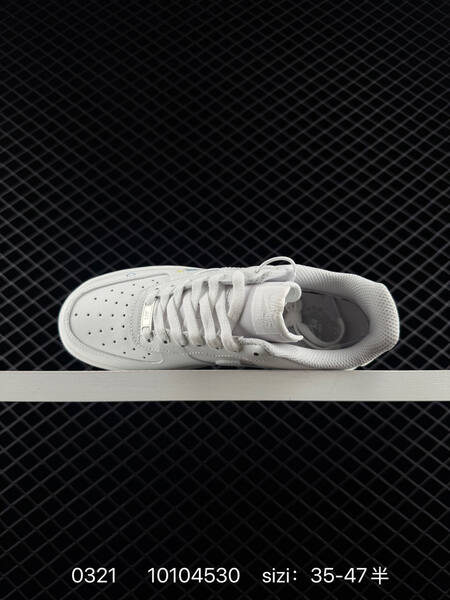 Nike Air Force 1 07 CW2288-111 White with blue yellow graphic accents EU 35-47 5 lifestyle