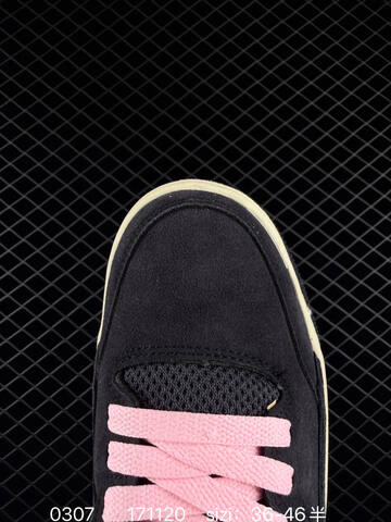 Jordan Air Jordan 4 Retro Black Pink Cream EU 36-46 Basketball Shoe - Unisex (BS-79698)