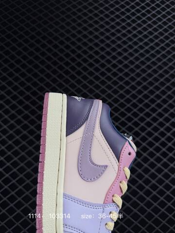 Jordan Air Jordan 1 Low DZ2768-651 Light Pink Purple Cream Dark Purple EU 36-45 Sneaker - Unisex (BS-80278)