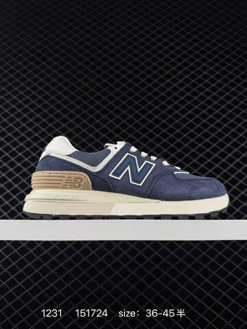 New Balance 574 U574LGAA Grey Navy Cream White Black EU 36-45 Sneaker - Unisex (BS-82429)