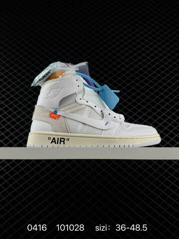 OFF-WHITE x Nike Air Jordan 1 Retro High OG UNC AIR JORDAN 1 Aj1 Lifestyle (BS-72067)