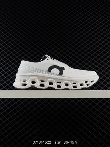 On Cloudmonster 3 Hyper HL14 White Grey Blue EU 36-45 Running Shoe Running Sneakers - Unisex (BS-85015)