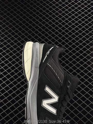 New Balance M990V5 M990GL5 Black Grey Silver Off White EU 36-45 Running Shoe - Unisex (BS-83336)