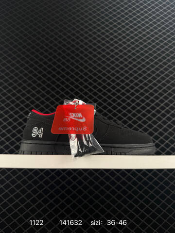 Nike Dunk Low Black Red 36-46 Skate - Unisex (BS-74063)