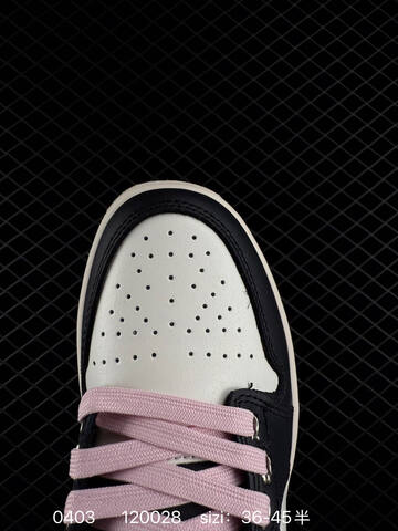 Jordan Air Jordan 1 Low White Black Light Pink Sail EU 36-45 Skate Shoe - Unisex (BS-79558)