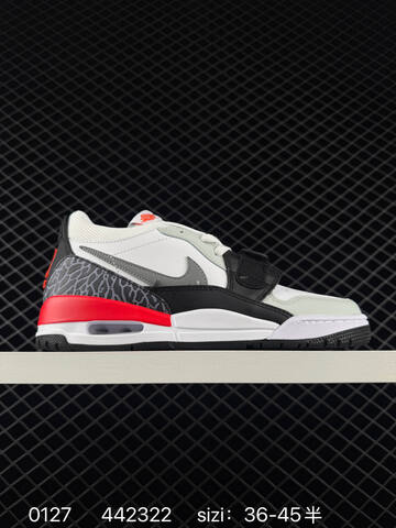Jordan Air Jordan Legacy 312 Low White Grey Black Red EU 36-45 Basketball Shoe - Unisex (BS-79752)