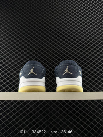 Jordan All Court Dark Blue White Pale Yellow EU 36-46 Sneaker - Unisex (BS-80539)