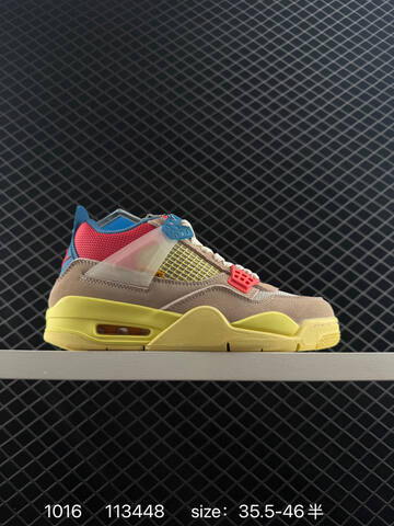 Jordan Air Jordan 4 Retro Off White Sail Sail Pale Vanilla Light Green Gum EU 35 5-46 Basketball Shoe - Unisex (BS-80509)
