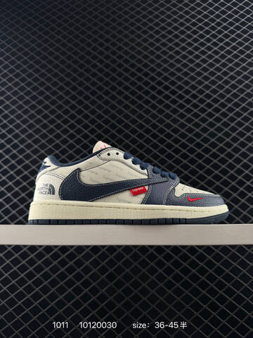 Jordan Air Jordan 1 Low Sail Navy Red EU 36-45 Sneaker - Unisex (BS-80546)