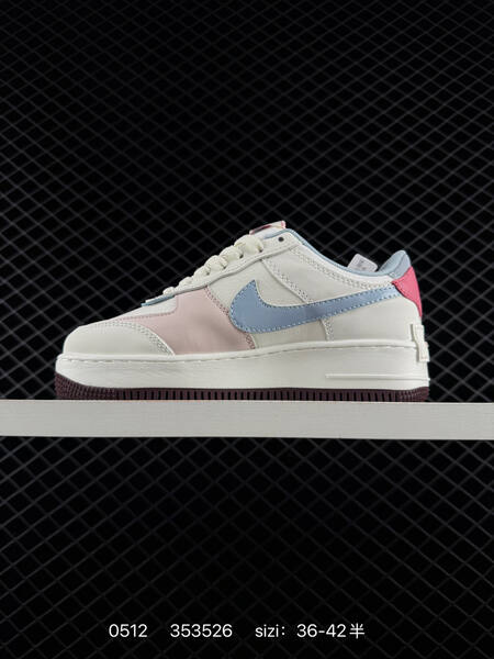 Nike Air Force 1 07 sail light blue pink red dark brown EU 36-42 lifestyle