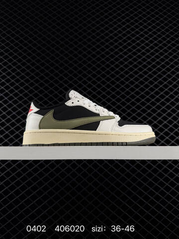 Jordan Air Jordan 1 Low Travis Scott CQ4277-001 Mocha Black White Sail EU 36-46 Sneaker - Unisex (BS-79559)