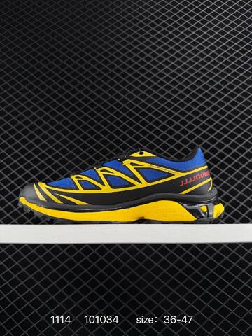 Salomon XT-6 Blue Yellow Black EU 36-47 Trail Shoe Trail Running Sneakers - Unisex (BS-85926)