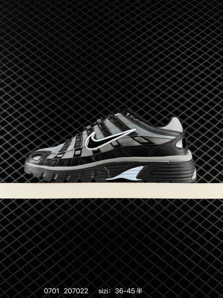 Nike P-6000 IF6199-002 black grey white EU 36-45 running shoe