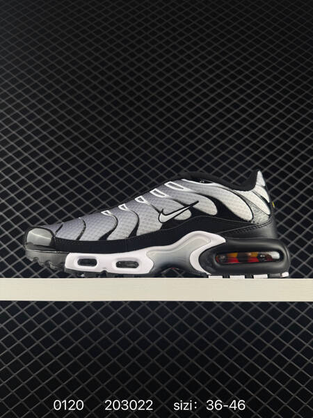 Nike Air Max Plus black white grey EU 36-46 running lifestyle
