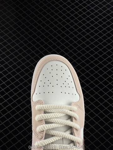 Jordan Air Jordan 1 Low IB8859-101 White Light Pink Brown Cream EU 36-45 Sneaker - Unisex (BS-81249)