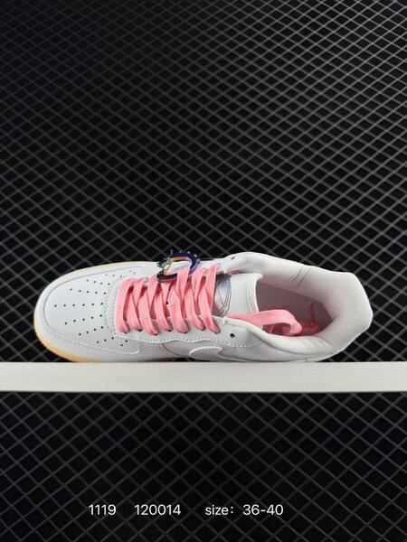 Nike Air Force 1 07 Low white pink yellow 36-40 lifestyle