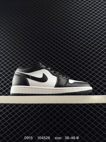 Jordan Air Jordan 1 Low White Black EU 36-46 Skate Shoe - Unisex (BS-80703)