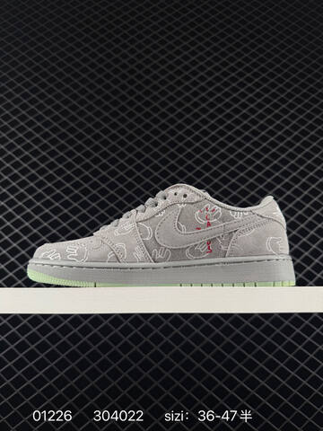 Jordan Air Jordan 1 Low Black White Mint Red EU 36-47 Sneaker - Unisex (BS-79764)