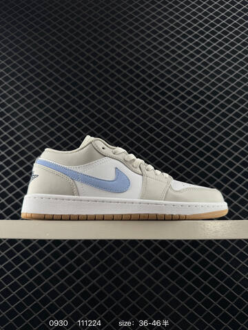 Jordan Air Jordan 1 Low White Pink Light Blue EU 36-46 Sneaker - Unisex (BS-80595)