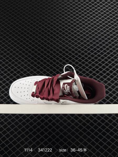 Nike Air Force 1 07 Low white burgundy 36-45 lifestyle