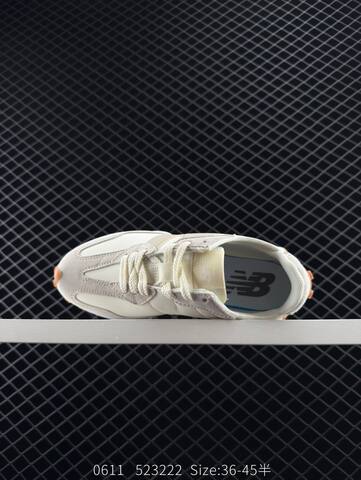 New Balance 327 Off White Light Grey White Gum Brown EU 36-45 Sneaker - Unisex (BS-83317)
